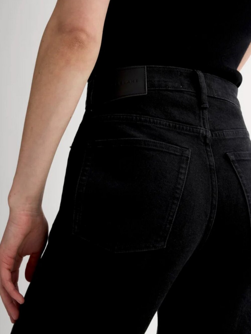 Everland the Way High Jean in Black/Coal 27 Long